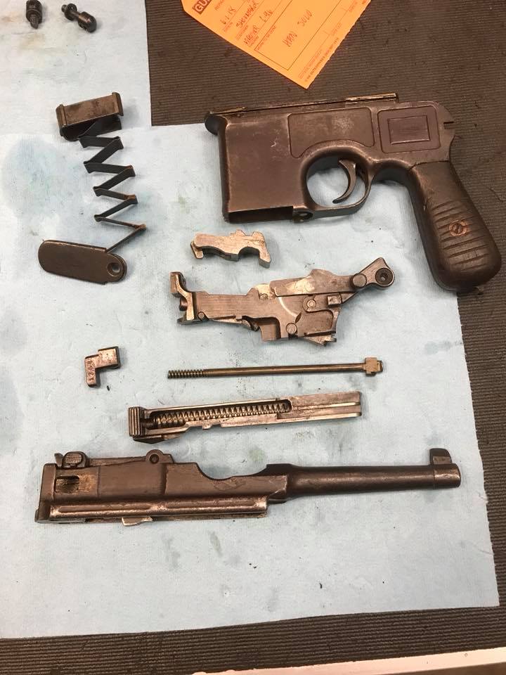 This Mauser was in rough shape when the project started.