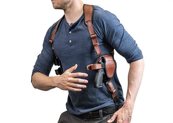 Heavy-Duty Rugged Tactical Shoulder Holster with Modular Magazine