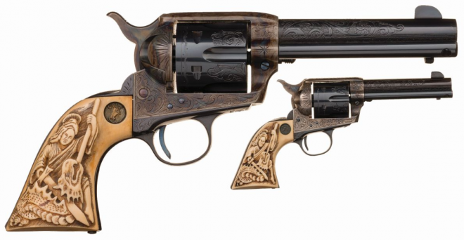 Wheelgun Wednesday Colt SAA Revolver with 12 Scale Matching Miniature (1)