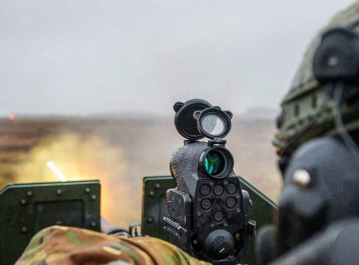 Aimpoint designed this 1x optic with a 2 MOA dot and the ability to withstand the austere conditions often encountered in military usage.