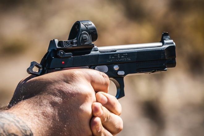 Langdon Tactical's new red dot-equipped Beretta 92.