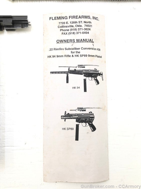 The Rimfire Report: Rare Fleming .22LR HK 94/MP5 Conversion Kit