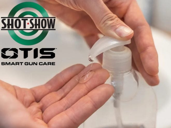 SHOT Show 2021 will feature plenty of hand sanitizer, thanks to a new sponsorship from Otis Technologies.