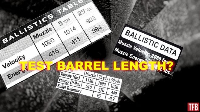 test barrel length