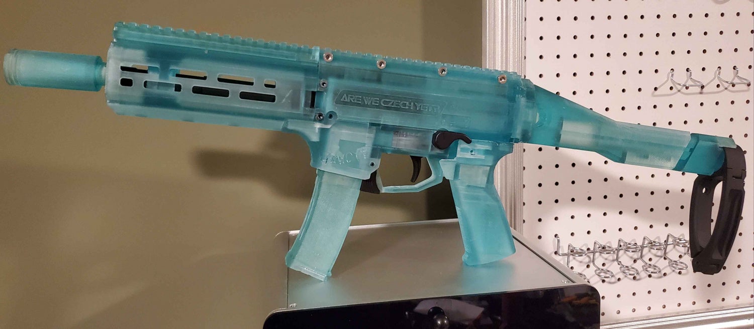 The AWCY 3D Printed Scz0rpion - Is a 3D printed Sub Gun Viable?