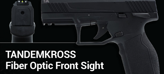 New TANDEMKROSS Fiber Optic Front Sights for Taurus Handguns