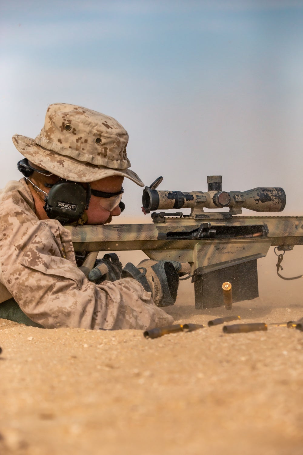 POTD: M107 Semi-Automatic Long Range Sniper Rifle in Kuwait