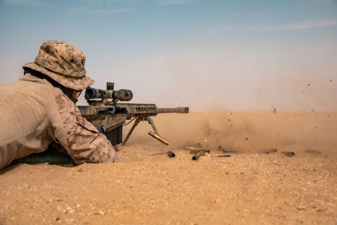 POTD: M107 Semi-Automatic Long Range Sniper Rifle in Kuwait