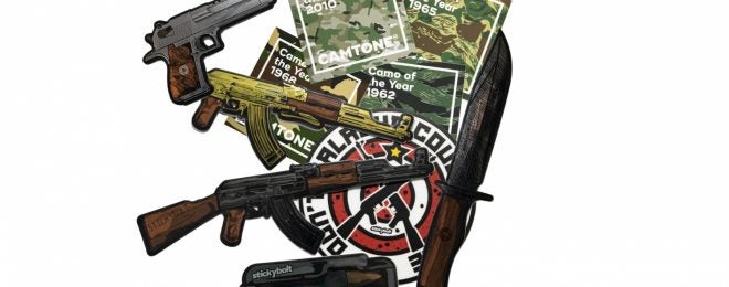 StickyBolt Just Launched their fourth new Gun Themed Sticker Pack