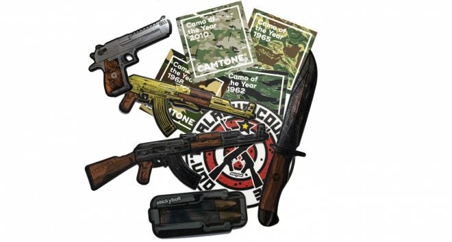 StickyBolt Just Launched their fourth new Gun Themed Sticker Pack