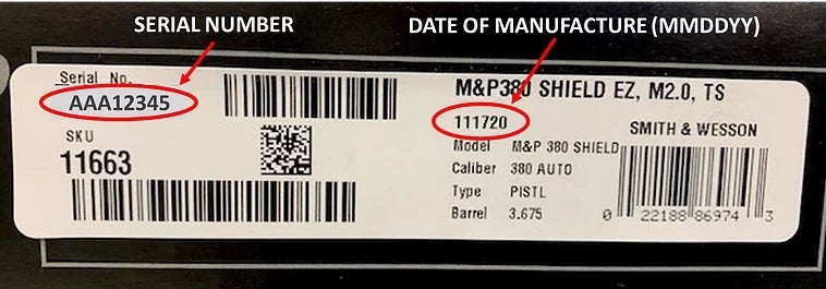 RECALL ALERT: Smith &amp; Wesson Issues M&amp;P Shield Pistol Recall