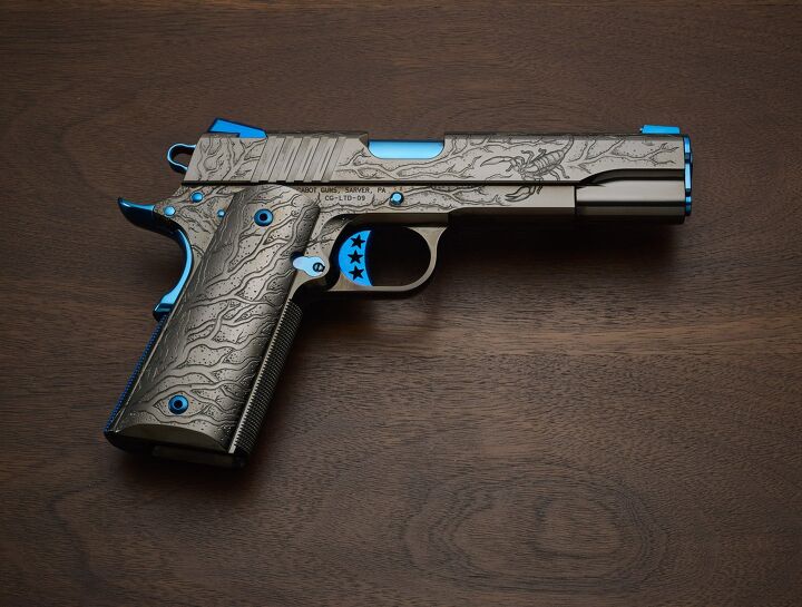Cabot Guns OAK Custom Collection Blue Scorpion Pistol (10)