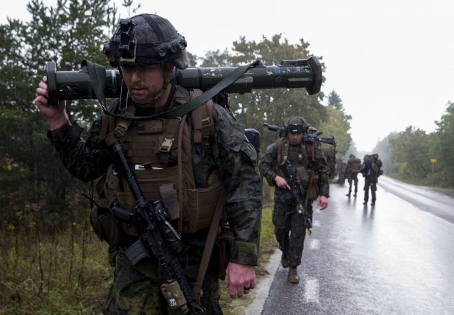 POTD: U.S. Marine Goes Rambo in Exercise Aurora