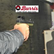 Burris Optics came to GunFest to discuss three of their red dots, including the FastFire 4 pictured here.