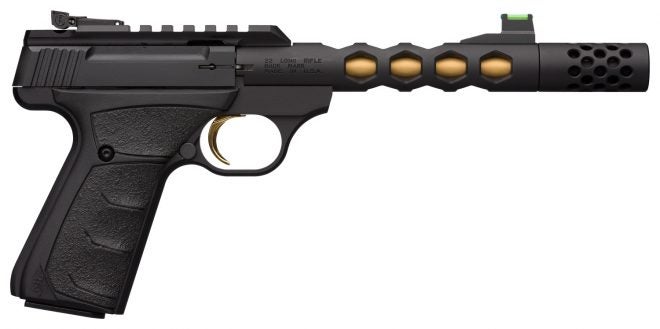 [SHOT 2021] Browning Buck Mark Plus Vision Black/Gold - Suppressor Ready .22LR