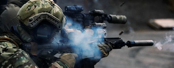 Norwegian Naval Special Operation Commando with HK417