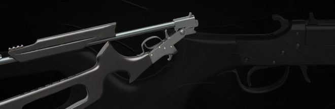 Pedersoli Black Widow Single-Shot Rimfire Rifle (1)