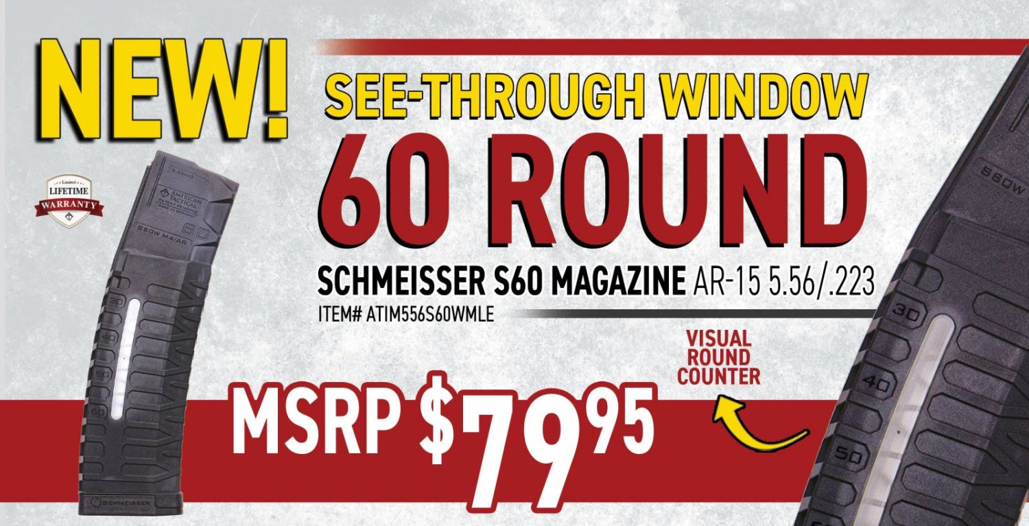 Updated Schmeisser S60 Windowed Magazine from American Tactical