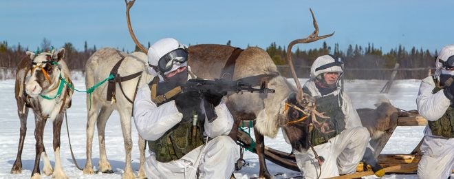 POTD: Russian AKs, Huskies & Reindeer