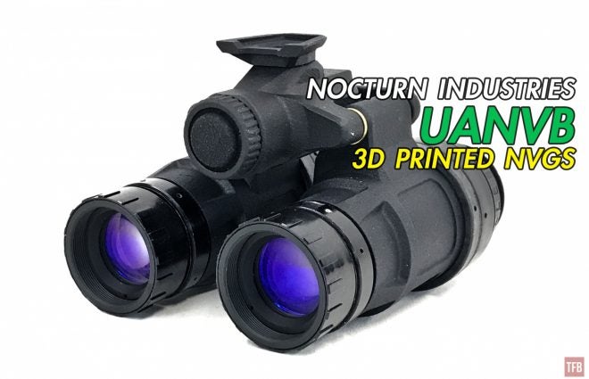 Friday Night Lights Nocturn Industries 3d Printed Uanvb The Firearm Blog - Diy Night Vision Goggles 3d Print