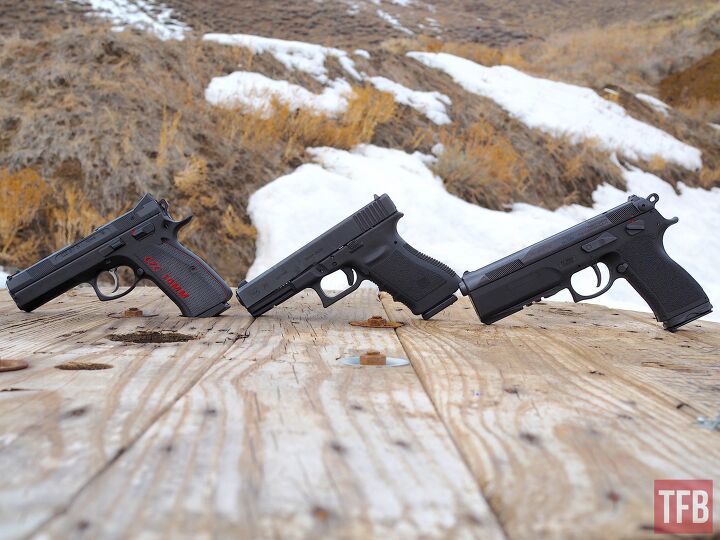 As wide as a Glock 20, as tall as a CZ97, and with a more substantial dust cover, the FK Brno PSD is a big pistol