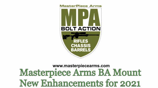 Masterpiece Arms Introduces New Enhancements for the Bolt Action Mount