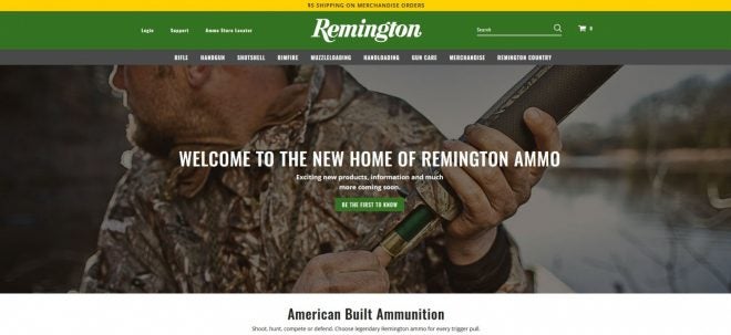 Remington Ammunition has received some recent website updates.