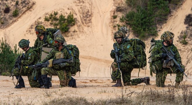 eFP Battle Group-Latvia In Joint Force Exercise