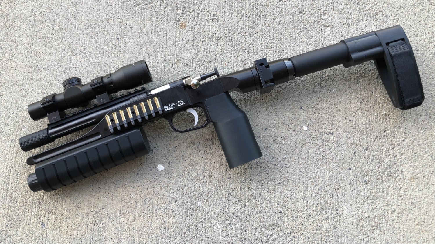 3D printed survival gun chassis