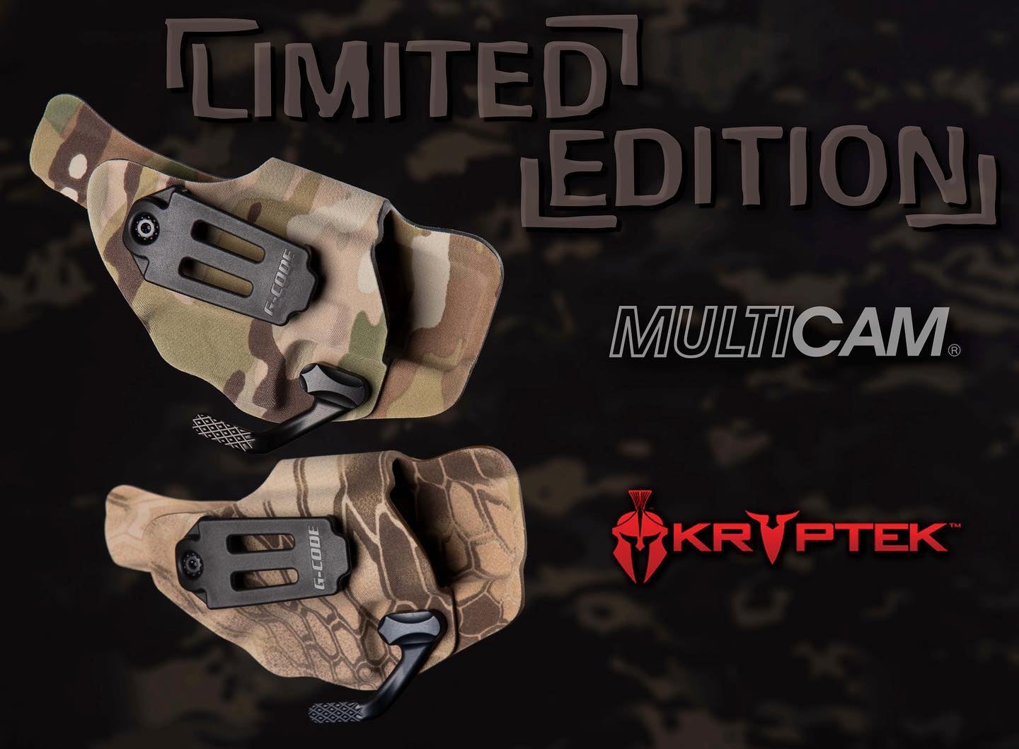 If you prefer a little camo flair on your carry holster, for a limited time you can get a Stealth model in Multicam or Kryptek.