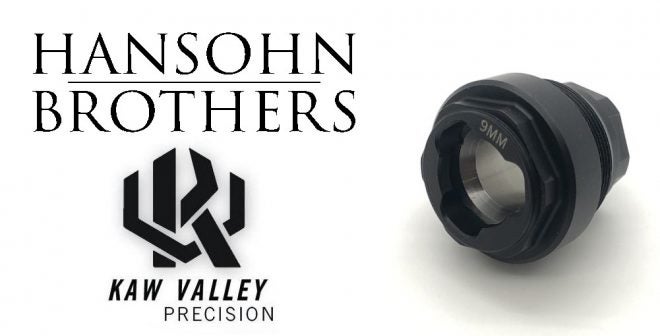 Kaw Valley Precision, or KVP, has added a tri-lug adapter to their lineup, available from Hansohn Brothers.