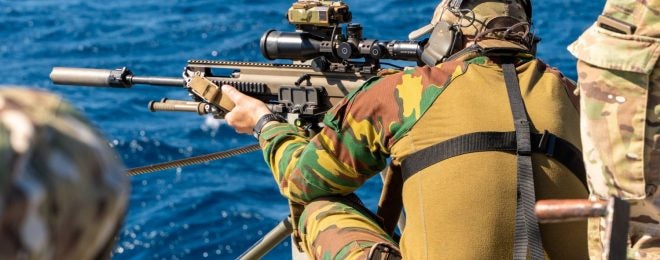 Belgian Sniper with FN SCAR