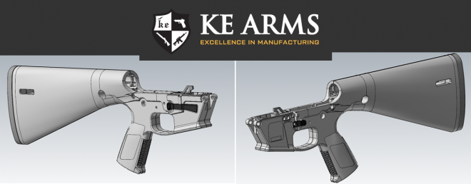 KE Arms introduces their new KP-9, a monolithic polymer 9mm AR lower receiver.
