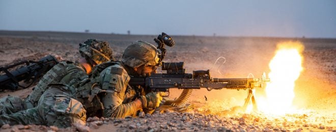 POTD: Suppressive Fire From The 173rd Airborne Brigade