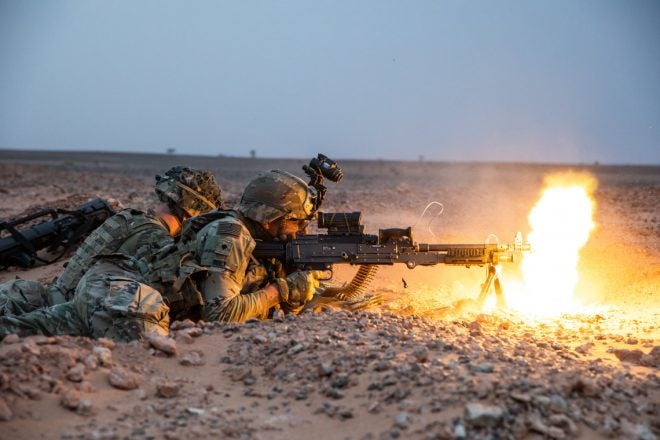 POTD: Suppressive Fire From The 173rd Airborne Brigade