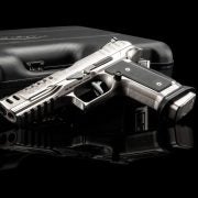 Walther has released the fourth Q5 Match SF model in the upscale Meister Manufaktur series: the Black Tie.