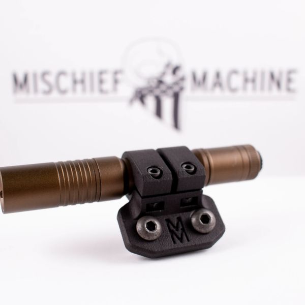 Mischief Machine Flashlight Mounts for your EDC Flashlight