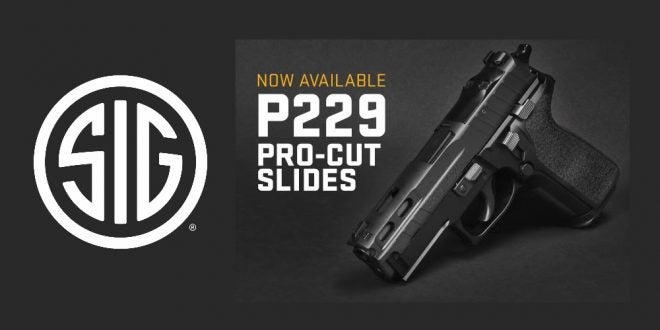 SIG SAUER introduces their new Pro-Cut Slide upgrade for the P229 handgun.
