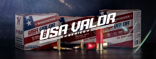 Winchester Ammunition introduces their new USA Valor series ammo, supporting the Folds of Honor organization.
