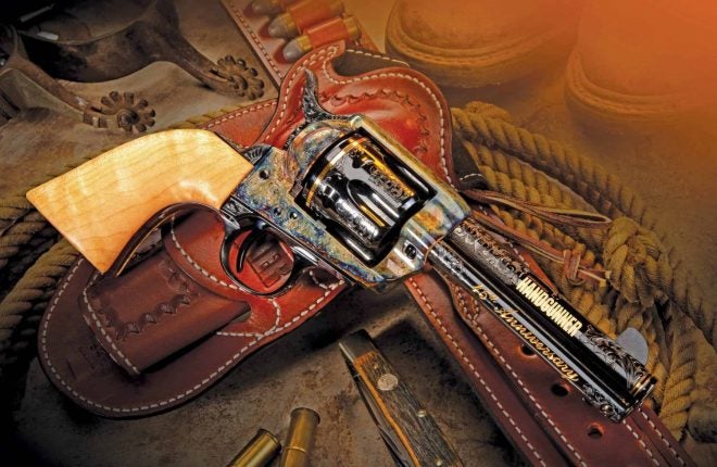 Cimarron Firearms Master Engraved Frontier .45LC Package