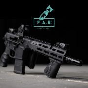 FAB Defense introduces their new Gradus-M foregrip (shown here) and GL-Core M buttstock.
