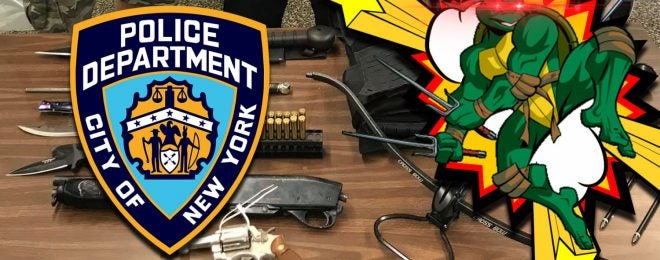 NYPD Busts Ninja Turtle Hideout and Confiscates Weapons