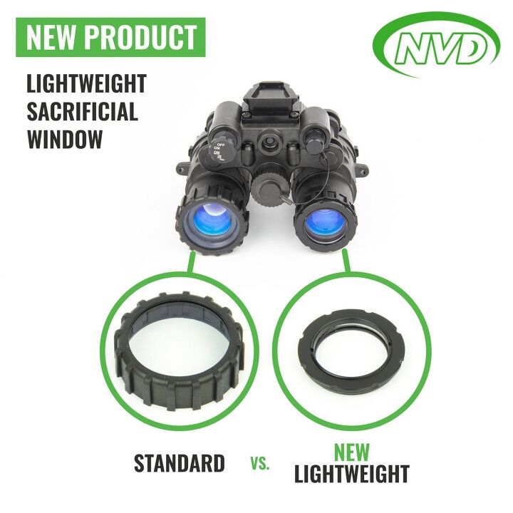 Night Vision Devices has announced a new lighter and more streamlined sacrificial window for your favorite NODs.
