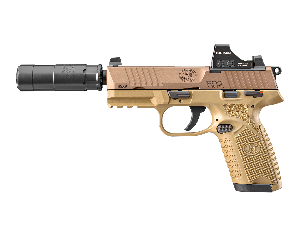 FN America Introduces FN 502 Tactical Optics-Ready .22 Pistol