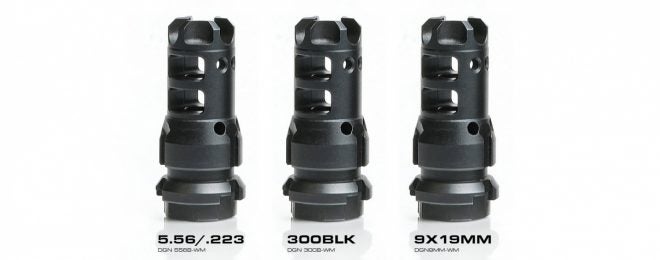 New Lantac Dragon Muzzle Brake with Dead Air KEYMO Mounting System