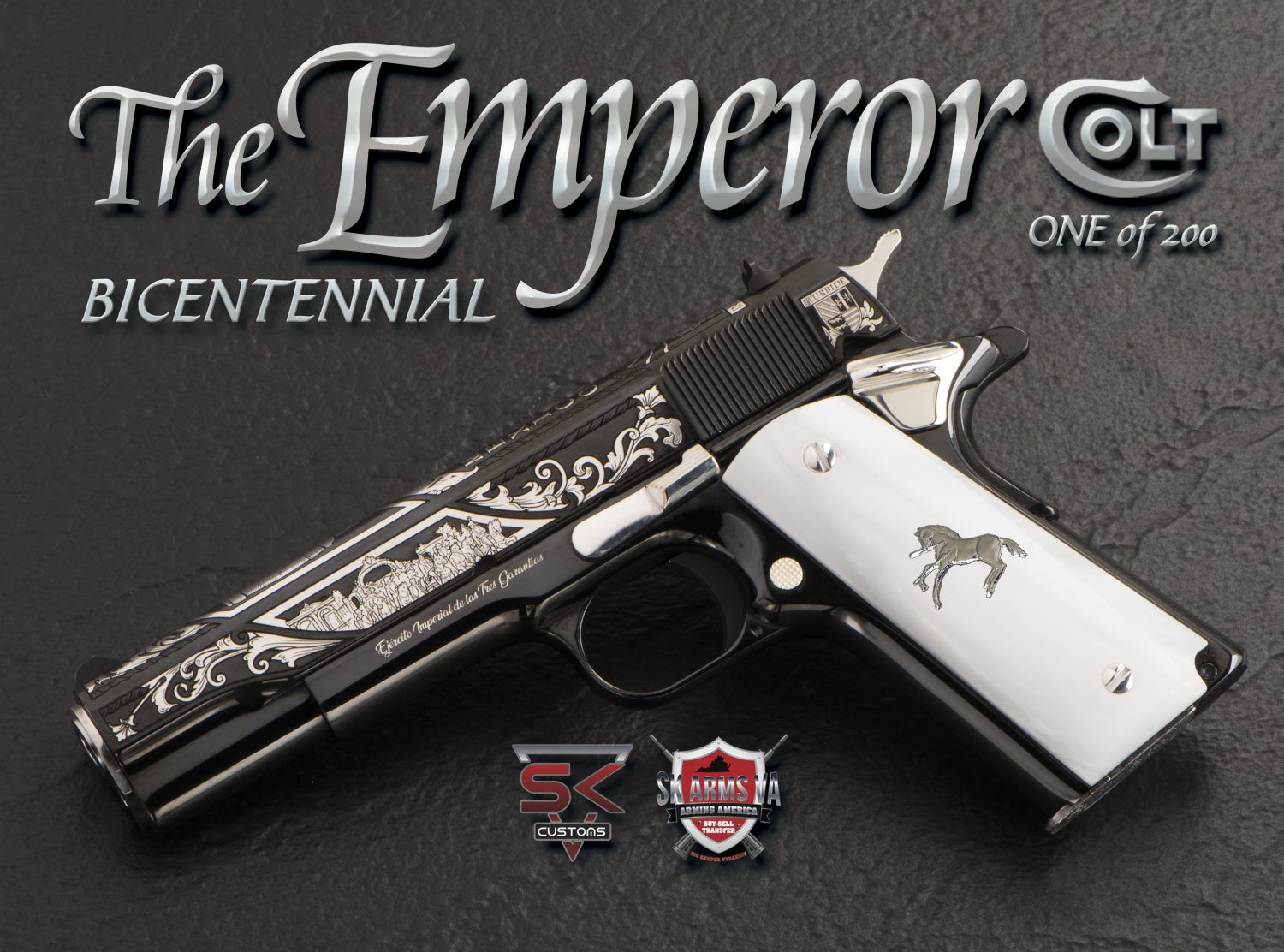 The Emperor 1911 custom pistol