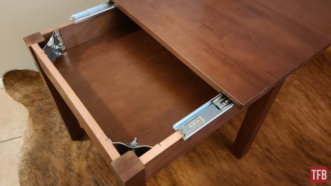 TFB Review Oak Hollow Furniture Concealment End Table