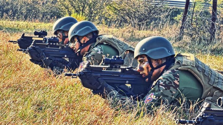 Slovenian Armed Forces with the FN F2000 S