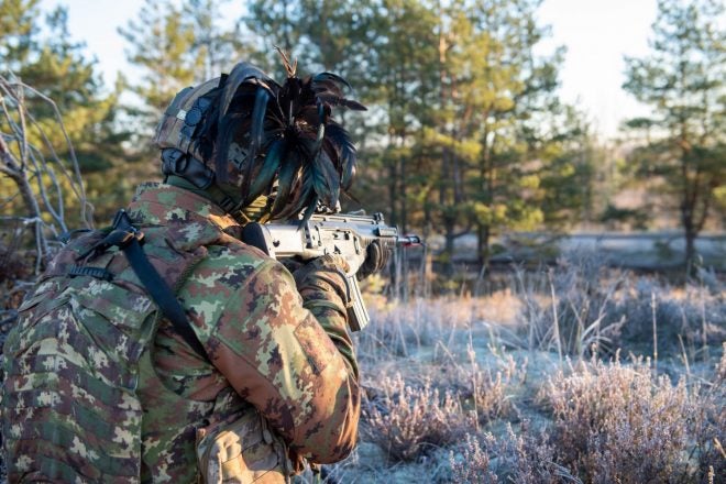 POTD: SA80 A2 at eFP Battle Group Estonia -The Firearm Blog
