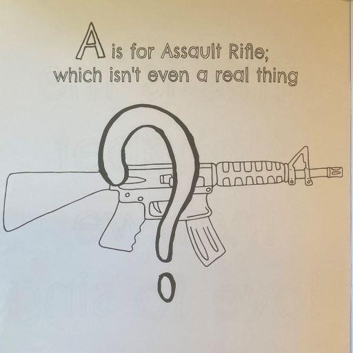 F Is for Firearms - The ABCs Firearm Coloring Book for Adults and Kids